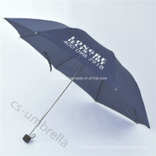 Pongee Canopy 4 paraguas plegables o plegables con bolsa (YS4F0005)